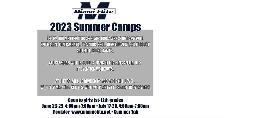 Summer Camps Start in June! 